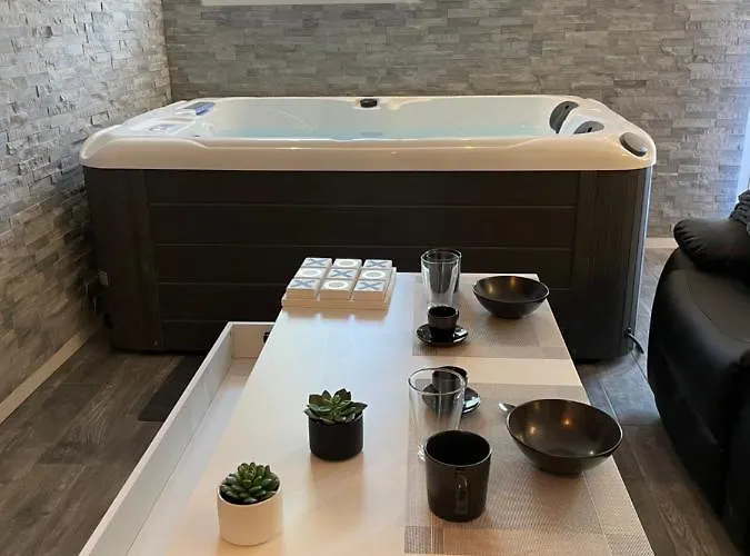 Apartment T2 Renove, Jaccuzi, Sauna, Sieges Massants, Jardin, Parking, Metro